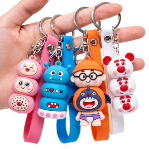 Fabricant de porte-clés en PVC personnalisés avec logo 3D, échantillon gratuit, porte-clés en silicone souple 2D et 3D, porte-clés en PVC personnalisés à bas prix - Product Image 3
