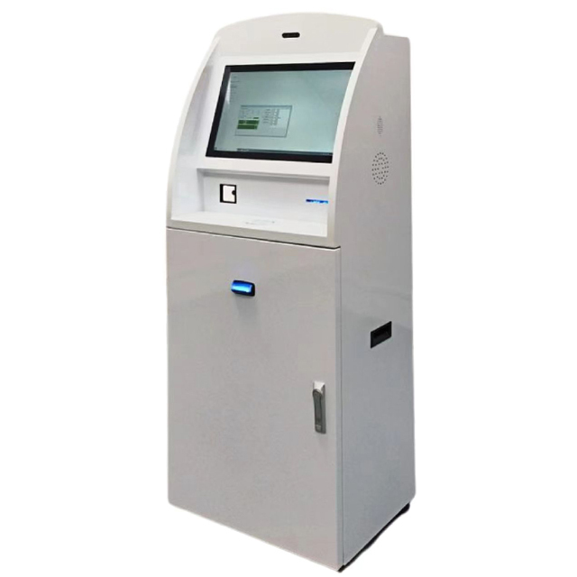 Android 21.5 Inch Interactive Self Service Payment Kiosk With Cash Acceptor Transport