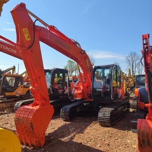 Excavadora Pequeña Usada Hitachi ZX135 a Precio Económico con Motor y Caja de Cambios, 13 Toneladas, Capacidad de Cucharón de 0.66m, Original Japonesa en Venta - Product Image 1
