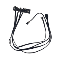 Placa de circuito para Pc, adaptador de fuente de alimentación USB 3,0, extensión de Cable, unidad de disco flexible, doble USB