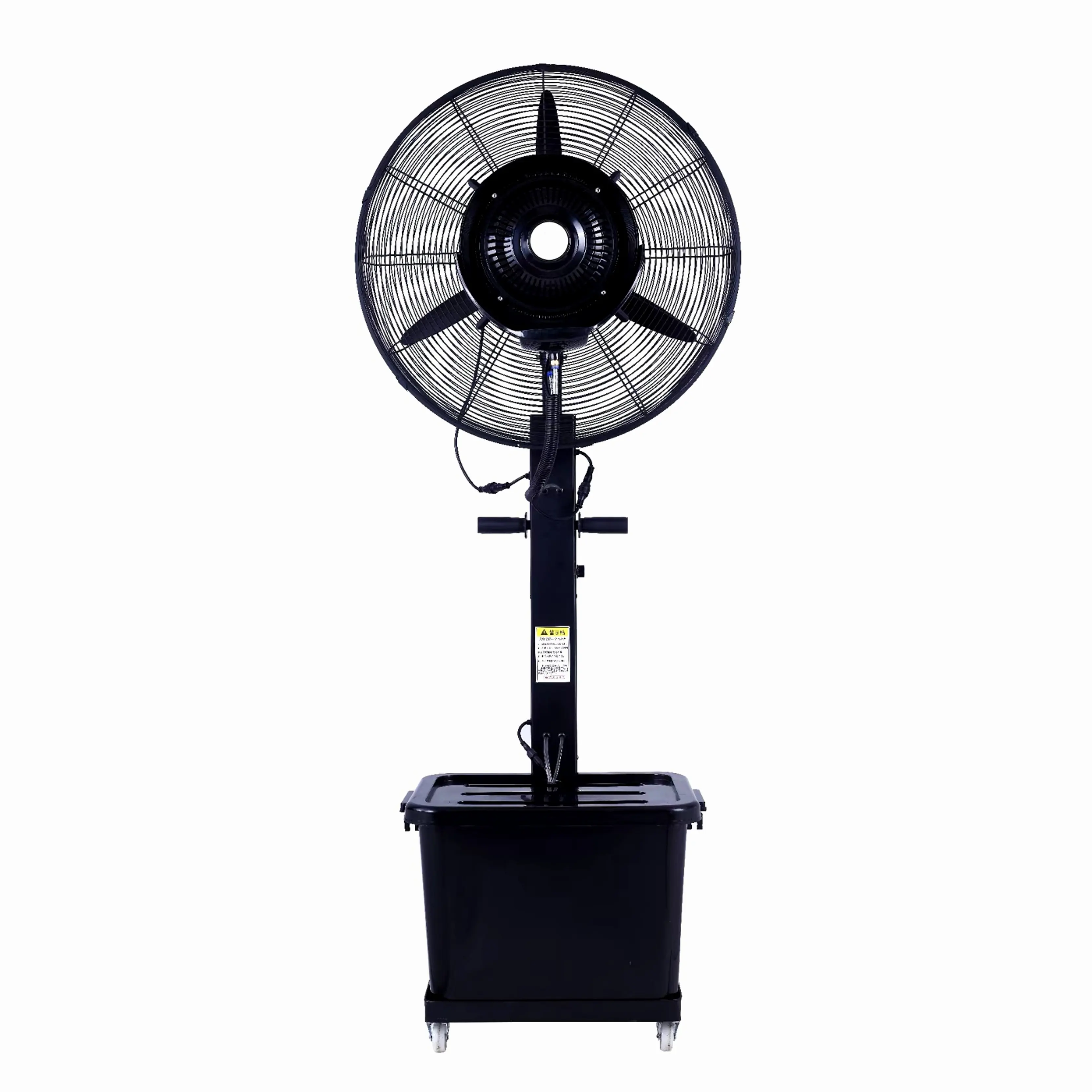 Ventilador para água elétrico de 30 polegadas, ventilador portátil para névoa interior e externo para desinfecção de spray, ar condicionado