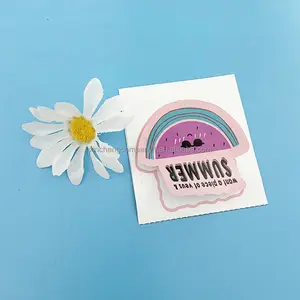 Ronde Transparante Etiketstickers Afdrukken Op Maat Doorzichtige Vinyl Plastic Stickers