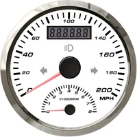 85mm hız ölçer takometre ile GPS kör alan kilometre sayacı tazminat yarış motosiklet oto metre Scooter araba kamyon göstergesi