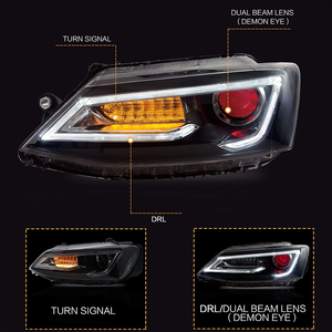 Accesorios para automóviles, luces delanteras LED, faros delanteros de Ojos de demonio para VW Volkswagen <span class=keywords><strong>Polo</strong></span> Trendline/Comfortline/Highline/Base 2012-2018 - Product Image 2