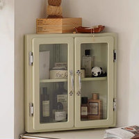 Nouveau métal Triangle coin armoire antirouille bureau bureau fichier support de stockage chambre parfum maquillage affichage organisateur anti-poussière