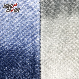 KINGCASON Shinny Bright Soft Velvet Flees tessuti 200Gsm poliestere ananas flanella tessuto in pile - Product Image 6
