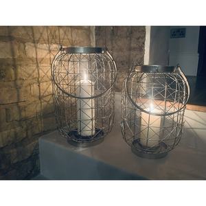 Hampton Metal <b>Lantern</b> <b>Candle</b> Holder Rustic Metal <b>Candle</b> Jar with Stylish Design - Product Image 2
