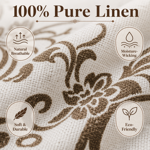 <span class=keywords><strong>Tissu</strong></span> en <span class=keywords><strong>lin</strong></span> pur à 100 % en gros, <span class=keywords><strong>imprimé</strong></span> floral Paisley <span class=keywords><strong>vintage</strong></span> personnalisé, <span class=keywords><strong>tissu</strong></span> en <span class=keywords><strong>lin</strong></span> naturel respirant pour robes, chemisiers et vêtements - Product Image 2