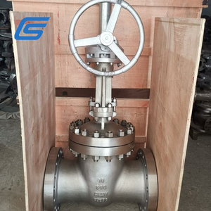 API600 CL300 Wcb Gate 316SS Cast Iron Metal Seat Gate Fully Open ASME B16.5 <b>Worm</b> Gear Operated Gate 10"CL150 DIN3352-F5 Dn250 - Product Image 2