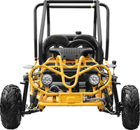 Kandi, kart à pédales tout-terrain à essence à deux places, 110 cm3, 4 temps, transmission par chaîne, pour enfants, buggy des dunes