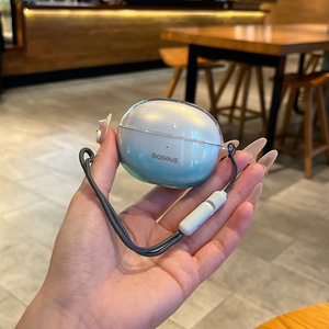 Esta funda de auriculares de TPU transparente es adecuada para la nueva funda de auriculares <span class=keywords><strong>BASEUS</strong></span>/ <span class=keywords><strong>Baseus</strong></span> MC1Pro y la funda de auriculares MC1 - Product Image 6