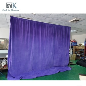 Quick Install Lightproof Drapery Stable Base Plate Events <b>Pipe</b> <b>Stand</b> - Product Image 2