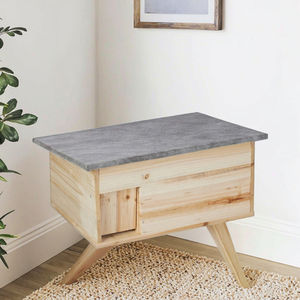 Masif köknar ahşap çevre dostu kirpi evi labirent giriş şık küçük hayvan ev ile her mevsim için hiçbir montaj gerekli - Product Image 5