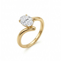 [2026 Baru] Desain Mewah Ringan Perak Sterling S925 Set Cincin Moissanite Garis Melengkung Sertifikat Domestik Oval 2 Karat