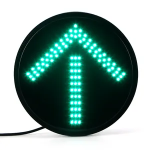 Placa de flecha led de alta qualidade, verde e vermelho, 300mm, peças, módulo de pixel de led, luz de tráfego de sinal