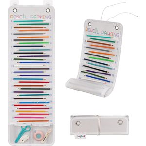 Organisateur suspendu à 32 poches pour crayons, avec fentes numérotées, pour l'école et le bureau - Product Image 1