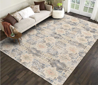 Luxury European Customized Modern Living Room Persian Floor Carpet Rug Machine Made Stain Resistant Reversible Pet Friendly Low