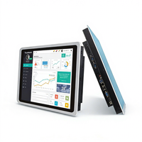 Terminal Industrial Táctil Todo en Uno Yingtouch de 23.6 Pulgadas, con Pantalla Capacitiva, USB/DVI/D-SUB/Serie, Color Negro, para Negocios