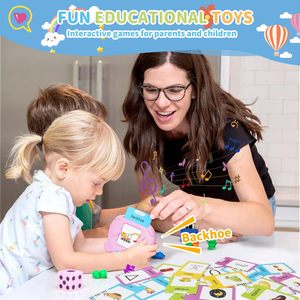 Tarjetas de Aprendizaje de <span class=keywords><strong>Palabras</strong></span> Visuales para Niños Pequeños, 224 <span class=keywords><strong>Palabras</strong></span>, Terapia del Habla Montessori, Aprendizaje Sensorial para Autismo, Regalos Educativos 2-5 Años - Product Image 6