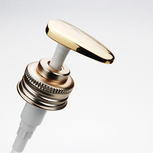 Distributeur de savon liquide pour salle de bain, pompe à shampoing et lotion 33 mm, pompe à lotion dorée UV - Product Image 1