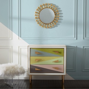 Jonathan adler-mesita <span class=keywords><strong>de</strong></span> <span class=keywords><strong>noche</strong></span> colorida para dormitorio, cajón <span class=keywords><strong>de</strong></span> lujo, espejo, almacenamiento facial, mesita <span class=keywords><strong>de</strong></span> <span class=keywords><strong>noche</strong></span> - Product Image 5