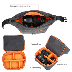 Sac à bandoulière pour <span class=keywords><strong>appareil</strong></span> <span class=keywords><strong>photo</strong></span> <span class=keywords><strong>Petit</strong></span> sac pour la photographie, sac à bandoulière pour <span class=keywords><strong>appareil</strong></span> <span class=keywords><strong>photo</strong></span> SLR/DSLR pour <span class=keywords><strong>appareil</strong></span> <span class=keywords><strong>photo</strong></span> sans miroir Sony Canon <span class=keywords><strong>Nikon</strong></span> Léger - Product Image 4