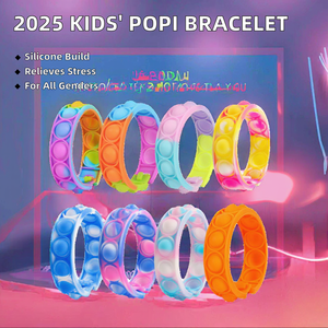 Nouveau Bracelet Anti-Stress Sensoriel Popi Bubble en Silicone Amusant pour Enfants de 5 à 7 Ans Unisexe - Collection 2025 - Product Image 2