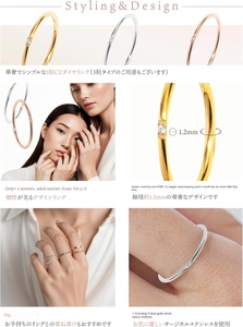 Anillo de Lujo [<span class=keywords><strong>GREG</strong></span>] de Acero Inoxidable Sin Níquel con Circonita Cúbica Resistente de 1.2mm para Hombre y Mujer, Tallas 4-21, Hecho en China - Product Image 4