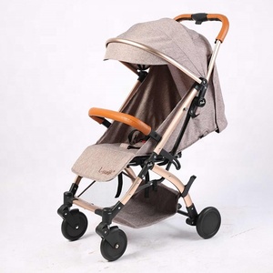 Poussette pliante légère et simple pour bébé, les enfants peuvent s'asseoir et s'allonger, chariot trois-en-un, poussette parapluie de poche de voyage - Product Image 4