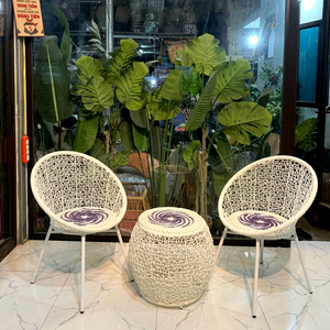 Juego de Mesa y Sillas de Ratán para Exteriores, Diseño Resistente a la Intemperie, Proveedor de Vietnam - Product Image 1