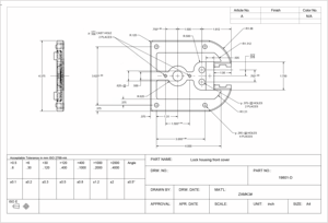 OEM 맞춤형 고품질 아연 합금 내구성 ISO9001 인증 보안 도어락 커버 플레이트 (맞춤형 로고 포함) - Product Image 6
