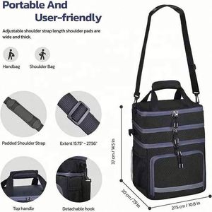 Bolsas Térmicas para Almuerzo con Aislamiento Térmico a Precio Promocional, Bolsa para Almuerzo a Prueba de Fugas para Picnic, Campamento, Viajes, Senderismo - Product Image 3