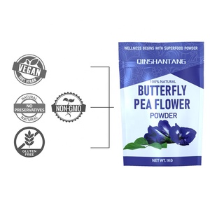 Qinshantang 100% polvo de flor de guisante de mariposa de grado alimenticio Natural extracto de fruta Soluble en agua en botella o embalaje de tambor - Product Image 4