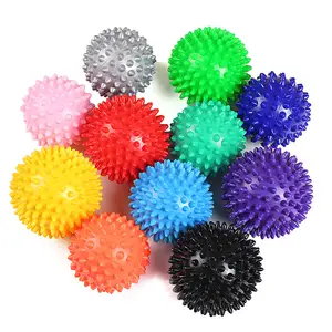 Massage <strong>Ball</strong> Spiky for Deep Tissue Back Massage Foot Massager for Plantar Fasciitis &amp; All Over Body Deep Tissue Muscle <strong>Thera</strong> - Product Image 1