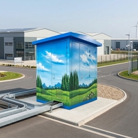 Poste de distribution compact européen extérieur, armoire de transformateur 11kV 33kV 0.4kV 100kVA 2500kVA, alimentation industrielle
