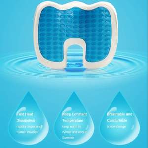 Coussin orthopédique <span class=keywords><strong>antidérapant</strong></span> en mousse à mémoire de forme, pour siège nid d'abeille, 1 pièce, siège, fauteuil - Product Image 6