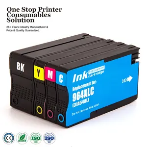 Mürekkep güç 964XL 964 XL 968XL Premium Remanufacted renkli mürekkep püskürtmeli mürekkep kartuşu için HP964 HP Officejet Pro 9010 için 9020 yazıcı