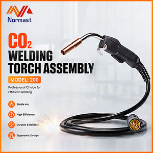 TCO # 2 unidades de conjunto de antorcha de soldadura MIG/MAG de cuello de <span class=keywords><strong>cisne</strong></span>, 200A, 60% de ciclo de trabajo, ergonómica, con boquilla de cobre duradera y protección de gas - Product Image 1