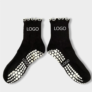 Chaussettes de sport antidérapantes pour femmes, avec broderie florale et volants, pour le fitness, le pilates, courtes, jeunes, originales, OEM, monogramme - Product Image 6
