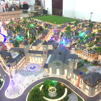 Iluminación LED perfecta para Ciudad, modelo de construcción en miniatura, edificio de cristal