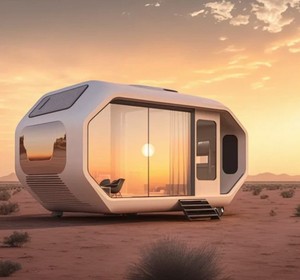 Prix de gros : Maison capsule moderne, espace commercial, maison mobile capsule spatiale - Product Image 2