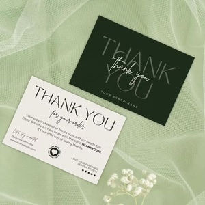 <span class=keywords><strong>Tarjeta</strong></span> de Agradecimiento por su Pedido, Estilo Profesional para Negocios, Logotipo Personalizado, Múltiples Tipos de Papel, para Comercio en Línea y Tiendas Físicas - Product Image 6