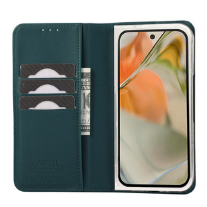 Custodia per telefono in pelle magnetica a libro con RFID impermeabile, design aziendale ABEEL, all'ingrosso dalla fabbrica, per Google Pixel 10 9 Pro Fold - Product Image 4