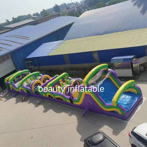 Thiết kế mới 70ft dài Inflatable khóa học trở ngại nhà bị trả lại trò chơi cho bên kinh doanh - Product Image 1