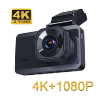 Caméra de tableau de bord DVR de voiture OEM double objectif 3,0 pouces 2K avant/1080P arrière avec écran LCD rotatif, MicroSD, GPS et surveillance de stationnement - Prix usine
