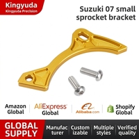 Protection de pignon personnalisée en aluminium aérospatial CNC pour Suzuki DR-Z 400 S SM DRZ 125 – Pièce de performance légère