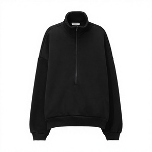 Sweat-shirt décontracté personnalisé unisexe le plus vendu, doux, à col rond, avec broderie en tissu éponge, effet délavé à l'acide, automne-hiver - Product Image 3