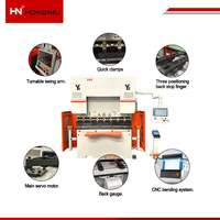 Prensa Plegadora China de Calidad de Exportación, 30T, 1300mm, 4 Ejes, Alta Precisión, Totalmente Eléctrica, con Servomotor AC y Estructura de Acero Soldada