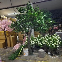 Arbre artificiel de simulation de ficus, grande plante pour hôtels, centres commerciaux, accessoires de mariage, arbre paysager, décoration géante d'arbre artificiel