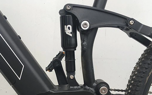 New Electric Mountain <b>Bike</b> with Full Suspension 12 Speed Aluminum <b>Frame</b> Rear Hub Motor Lithium Battery Rear Carrier - Product Image 4